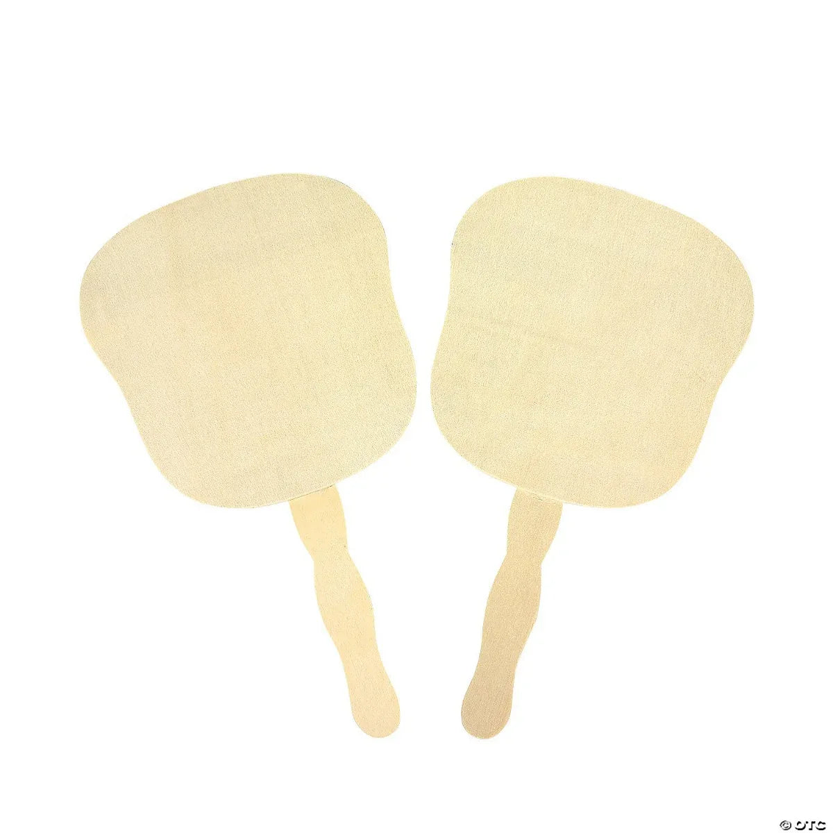 Wood Fans to Decorate - Pack of 12