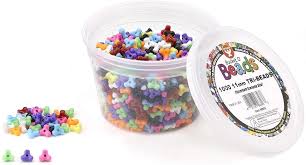 Tri-Beads,11 mm - 1000/PKG. Opaque Multi