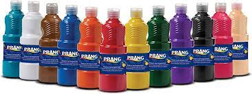 Prang® Ready-To-Use Tempera Paint, 16 Oz., Assorted Colors, Pack Of 12 (DIXX216)