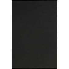 Colored Foam Sheet 2mm thick - 12 x 18 inches, 10 pack Black