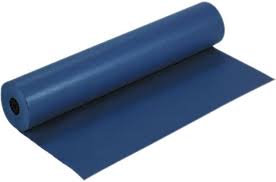 Rainbow Colored Kraft Rolls Paper 36" X 1,000 Feet (Light weight) Dark Blue