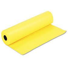 Rainbow Colored Kraft Rolls Paper 36" X 1,000 Feet (Light weight)