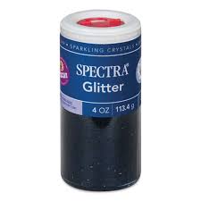 Craft Sparkle Glitter 4 Ounce Shaker Jar Black