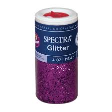 Craft Sparkle Glitter 4 Ounce Shaker Jar Purple