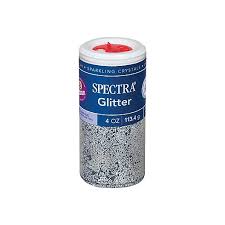 Craft Sparkle Glitter 4 Ounce Shaker Jar Silver