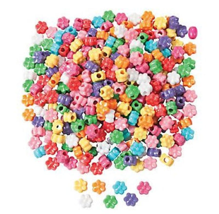 1/2 Lb. of Fabulous Flower Pony Beads - Approx. 600 pieces