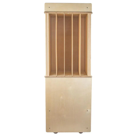 Dual Markerboard Store-It-All Teaching Center with 3 Translucent Trays