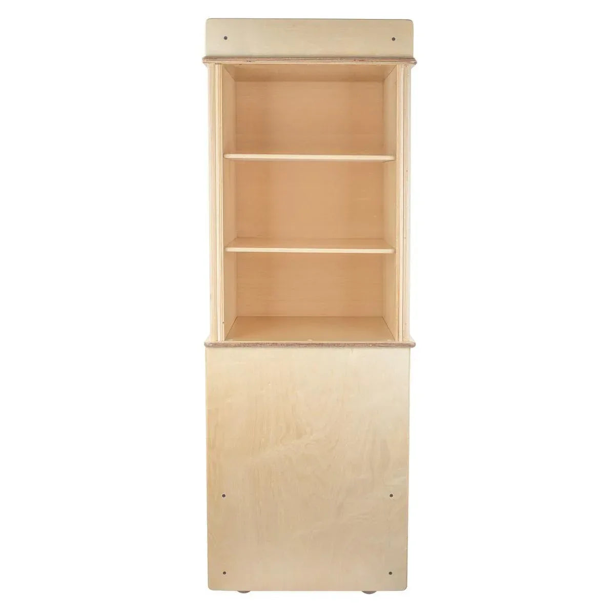 Dual Markerboard Store-It-All Teaching Center with 3 Translucent Trays