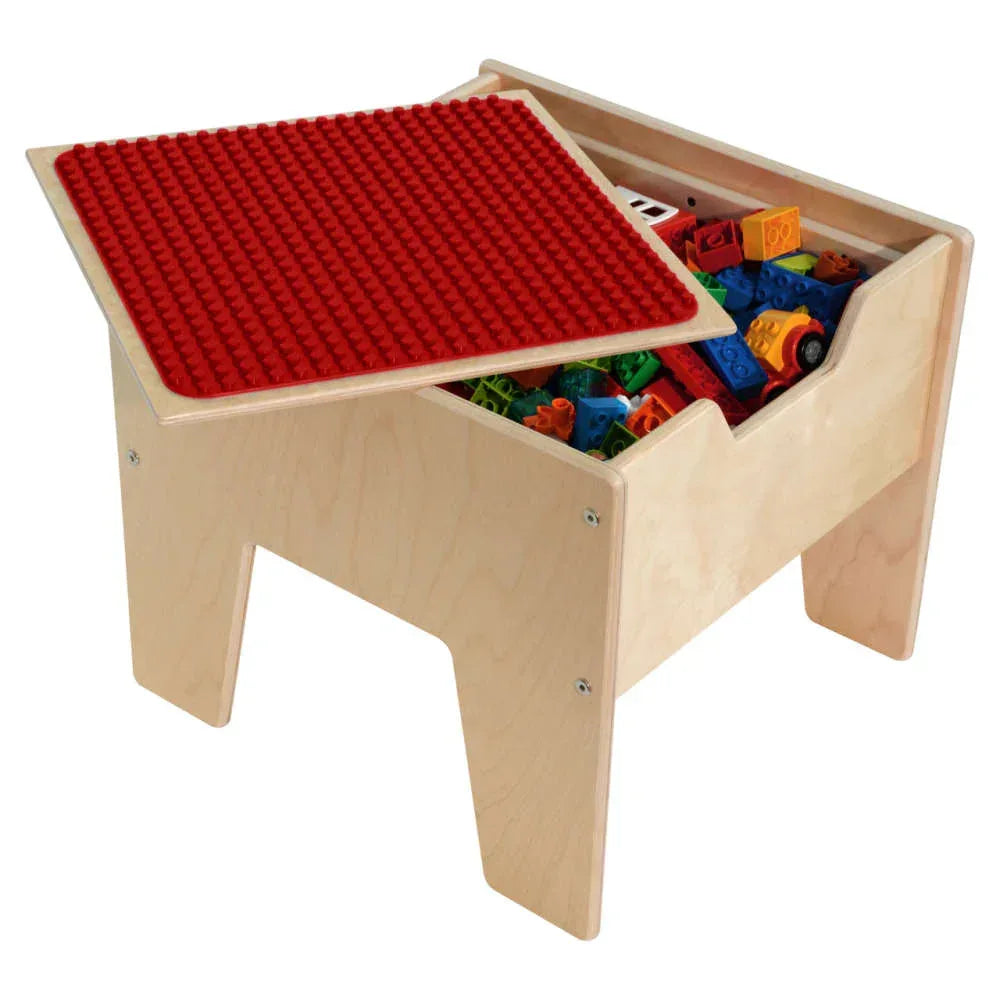 2-N-1 Activity Table w/Red DUPLO® Compatible Top, Ready to Assemble