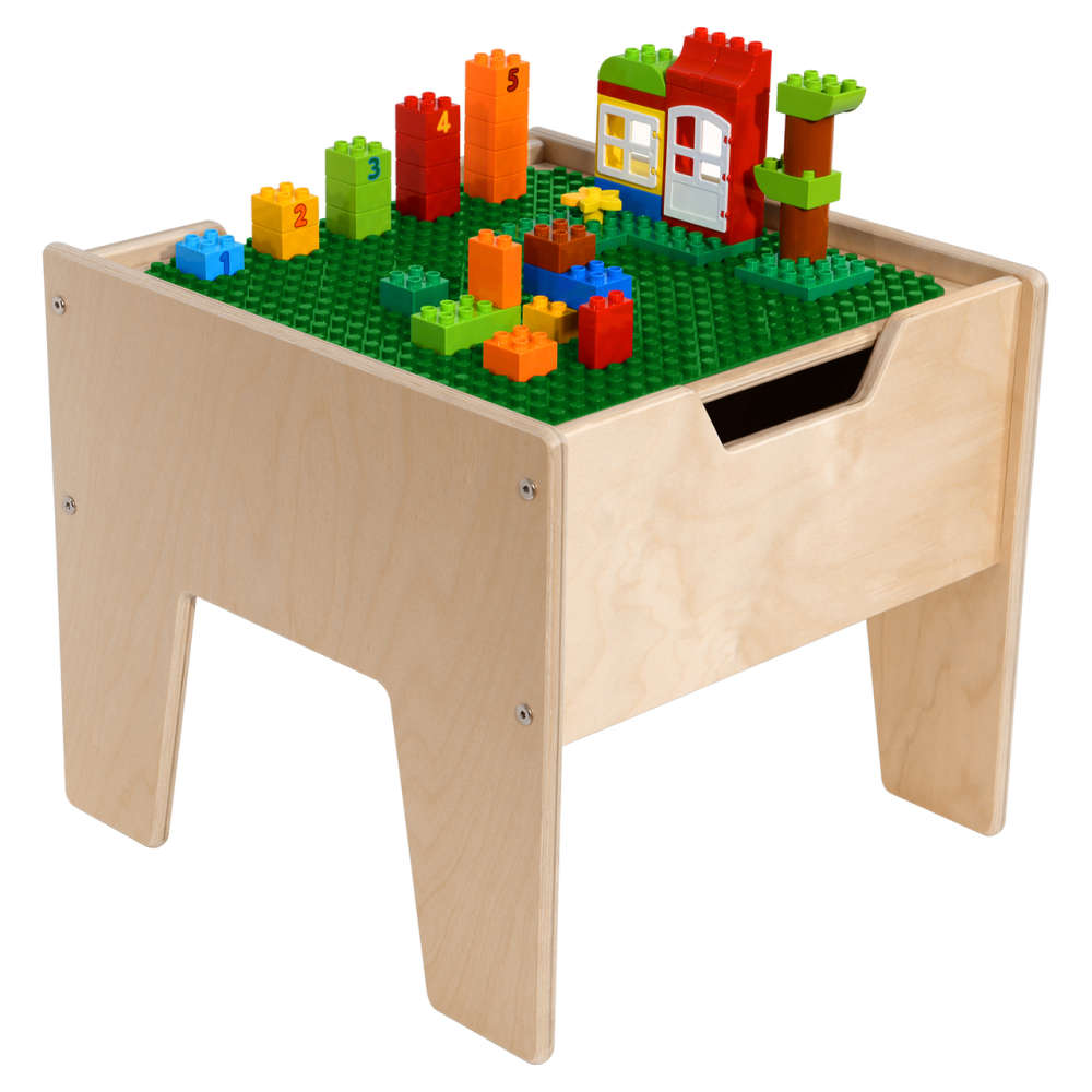 2-N-1 Activity Table w/Green DUPLO® Compatible Top, Ready to Assemble
