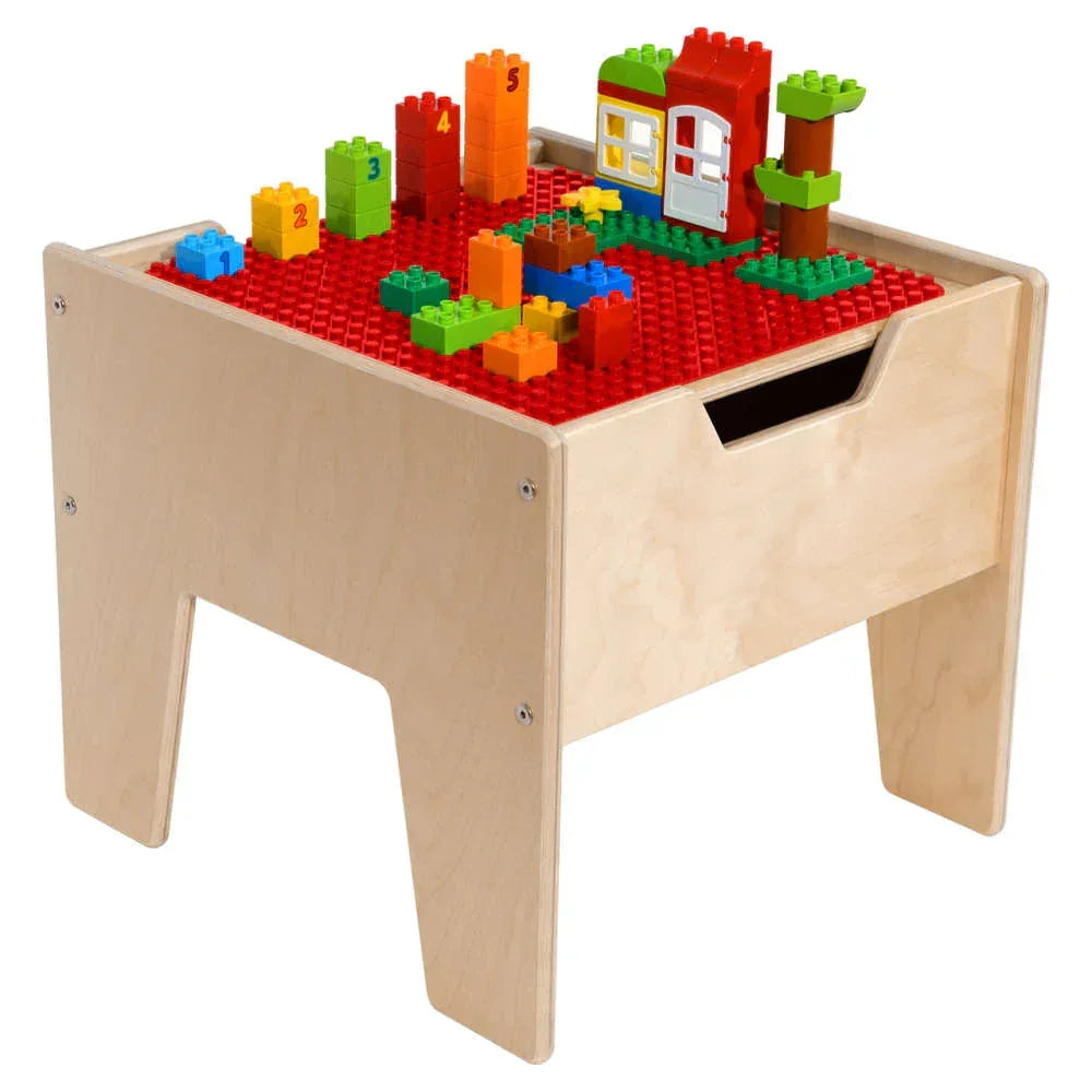 2-N-1 Activity Table w/Red DUPLO® Compatible Top, Ready to Assemble