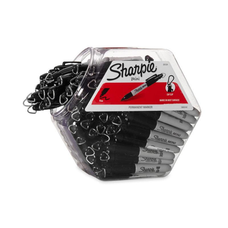 SharpieÂ® Mini Permanent Markers, Fine Point, Black, 72 Count