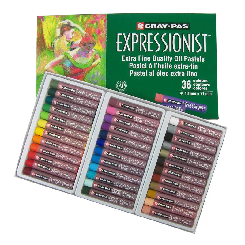 PASTELO クラシックCDコレクション 20枚 Cray-Pas Expressionist Oil Pastel Chalk, Assorted Colors, 36-Piece