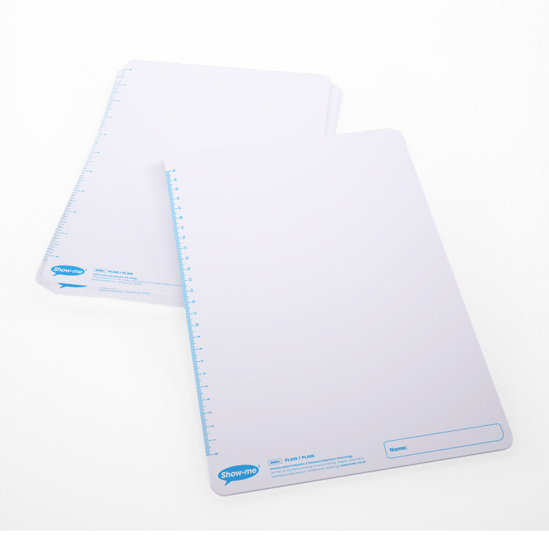 A4 Dry Erase Whiteboards, Plain/Plain, Pack of 10