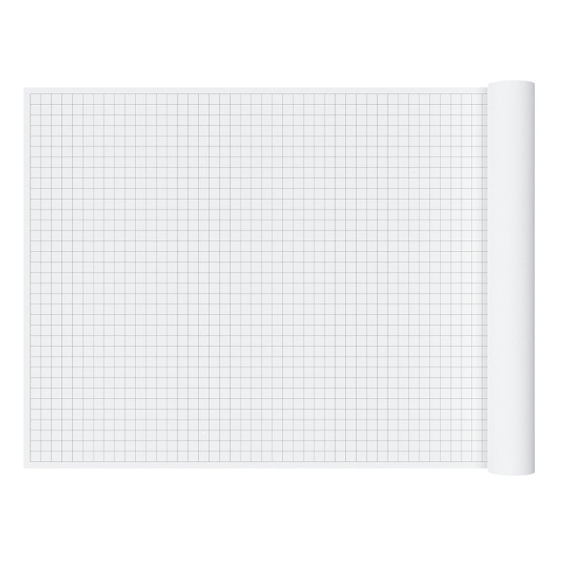 1" Graph Paper Roll, 36" x 120", Black
