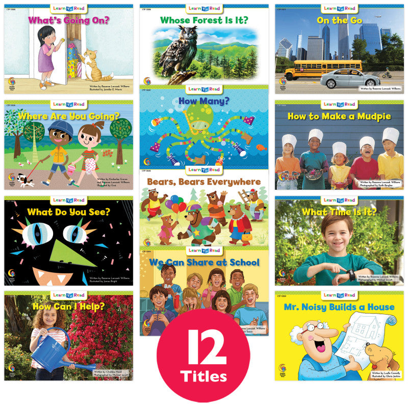 Learn to Read Variety Pack 5, Level C-D, 12 Titles