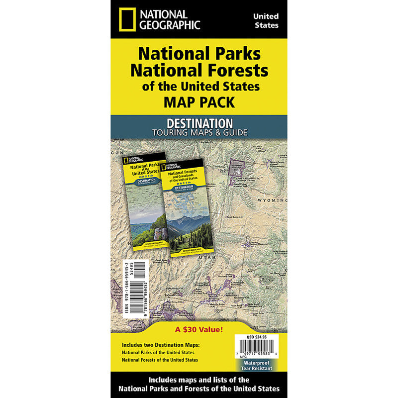 National Parks & National Forest of the US, Map Pack Bundle