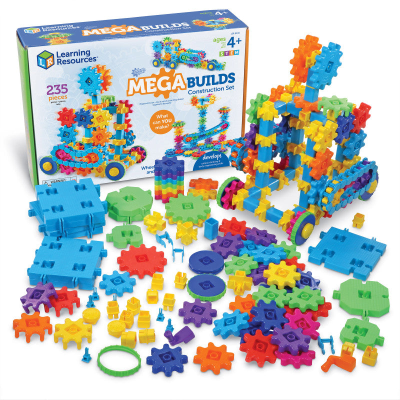Gears! Gears! Gears!&reg; Mega Builds Construction Set, 235 Pieces