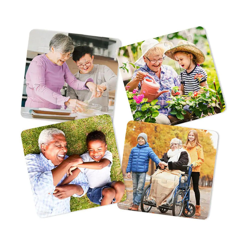 Grandparents Puzzles, Set of 4