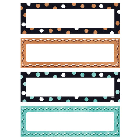 I &hearts; Metal Dots & Embossed Name Plates Variety Pack, 32 Count