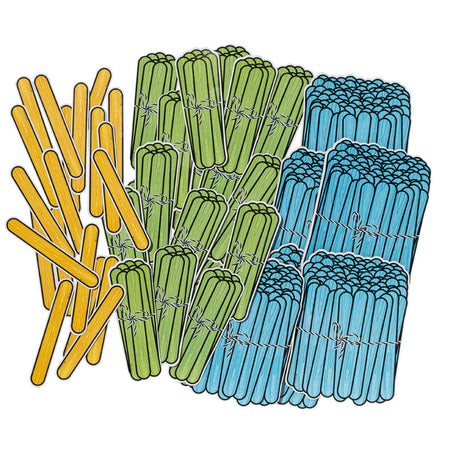 Magnet Math&trade; Magnetic Demonstration Place Value Sticks