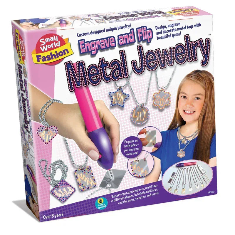 Engrave and Flip Metal Jewelry Maker Kit