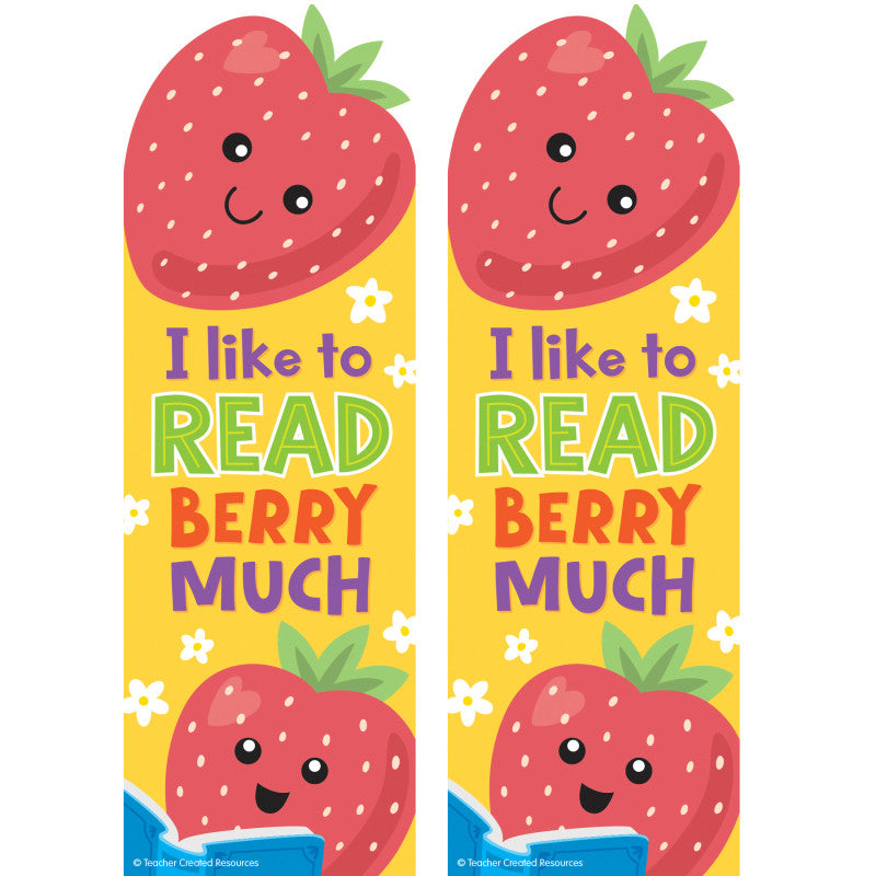 2-Pack Strawberry Smelly Bookmarks
