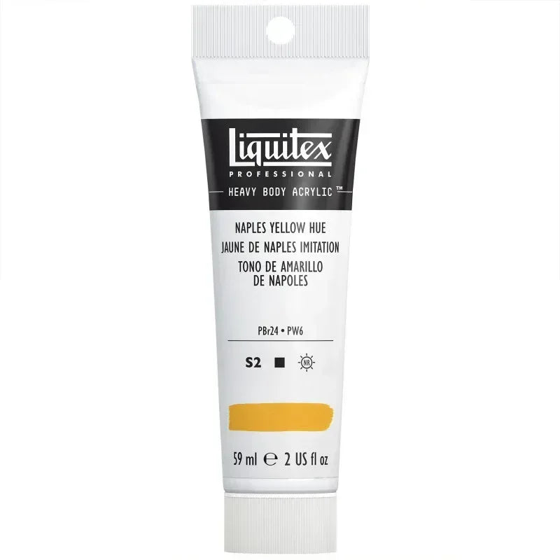 Professional Heavy Body Acrylic Paint, 59 mL Tube, Naples Yellow Hue