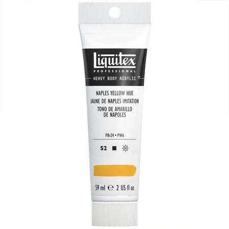Professional Heavy Body Acrylic Paint, 59 mL Tube, Naples Yellow Hue