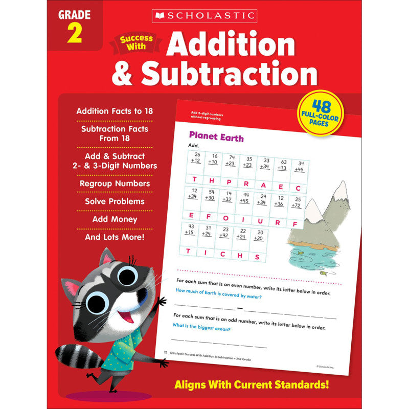 Success With Addition & Subtraction: Grade 2