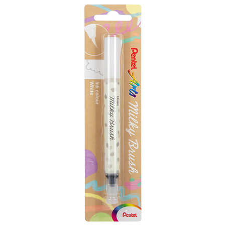 Milky Brush Pen, White Ink, 1-Pack