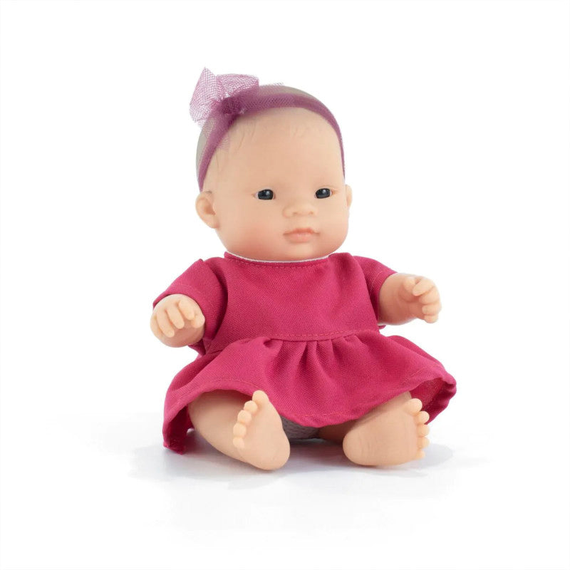 My Friends & Me Baby Doll, Asian Girl, 8-1/4" (Bag)