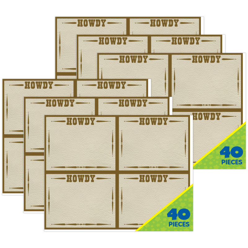 Wild Wild Classroom Name Tags, 2-7/8" x 2-1/4", 40 Per Pack, 6 Packs