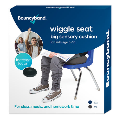 Big Wiggle Seat Sensory Cushion, Dark Gray