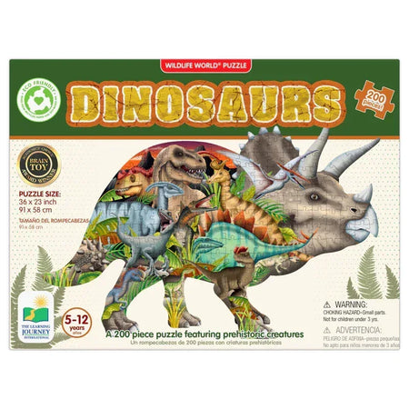 Wildlife World - Dinosaurs Puzzle, 200 Pieces