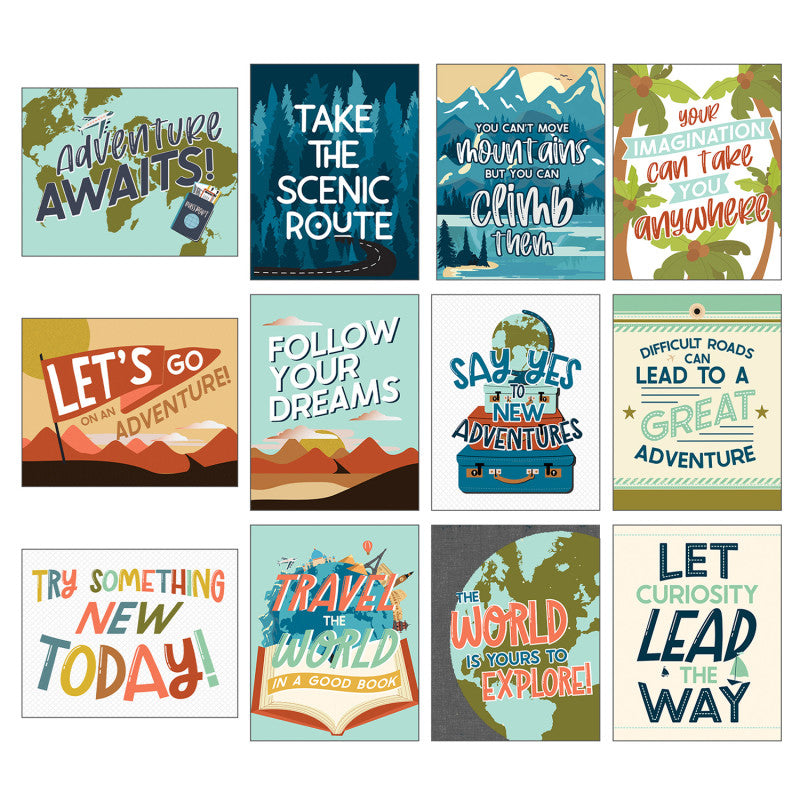 Mini Posters: Let's Explore Poster Set