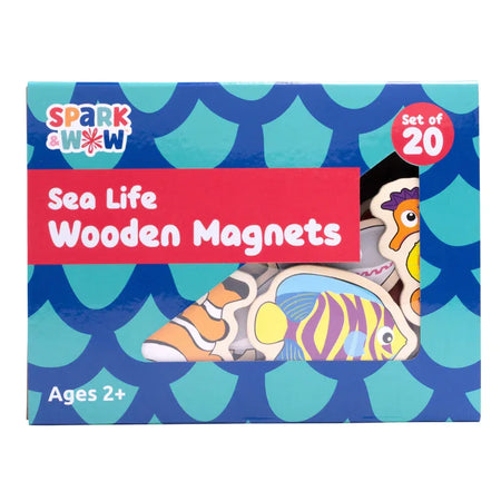 Wooden Magnets - Sea Life - Set of 20