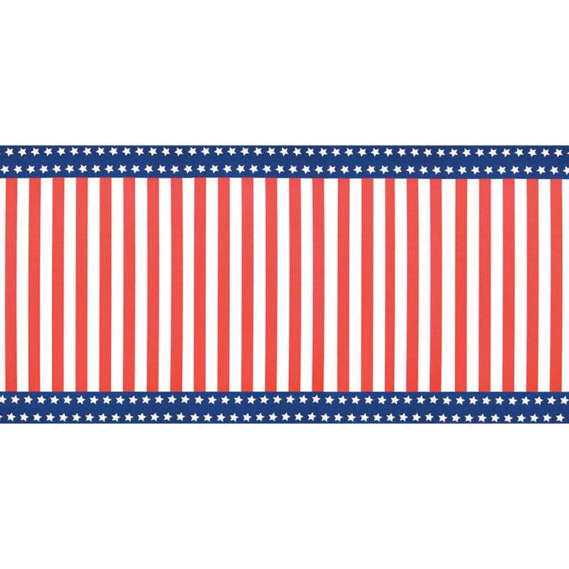 Stars and Stripes Corrugated Paper Roll, 48" x 25'