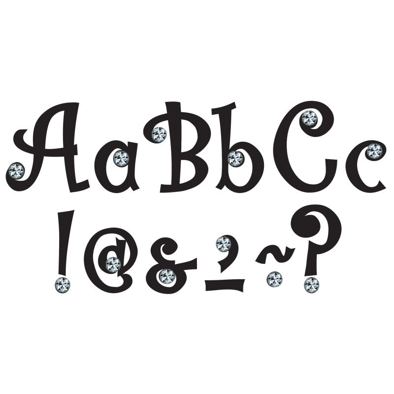 7" Bling Letters with Jewels, 202 Pieces