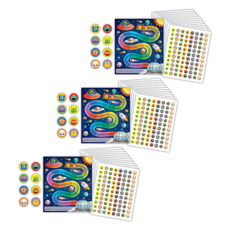 Out of this World Reward Trackers with Stickers, 3 Packs