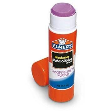 Elmer's Disappearing Purple School Glue, Washable, 0.21-ounce sticks E514