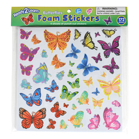 Foam Stickers - Butterflies - Pack of 172