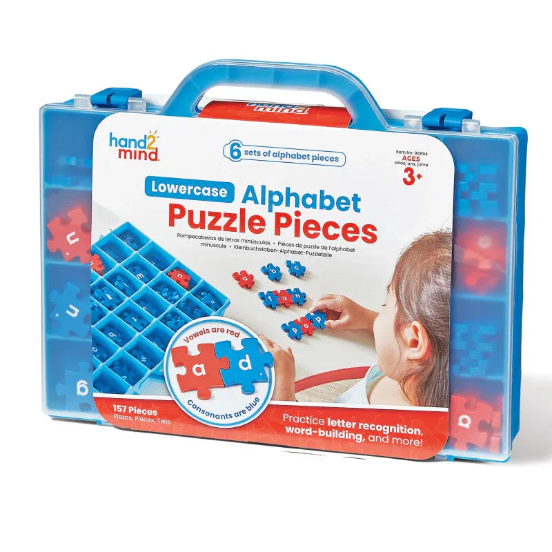 Lowercase Alphabet Puzzle Pieces
