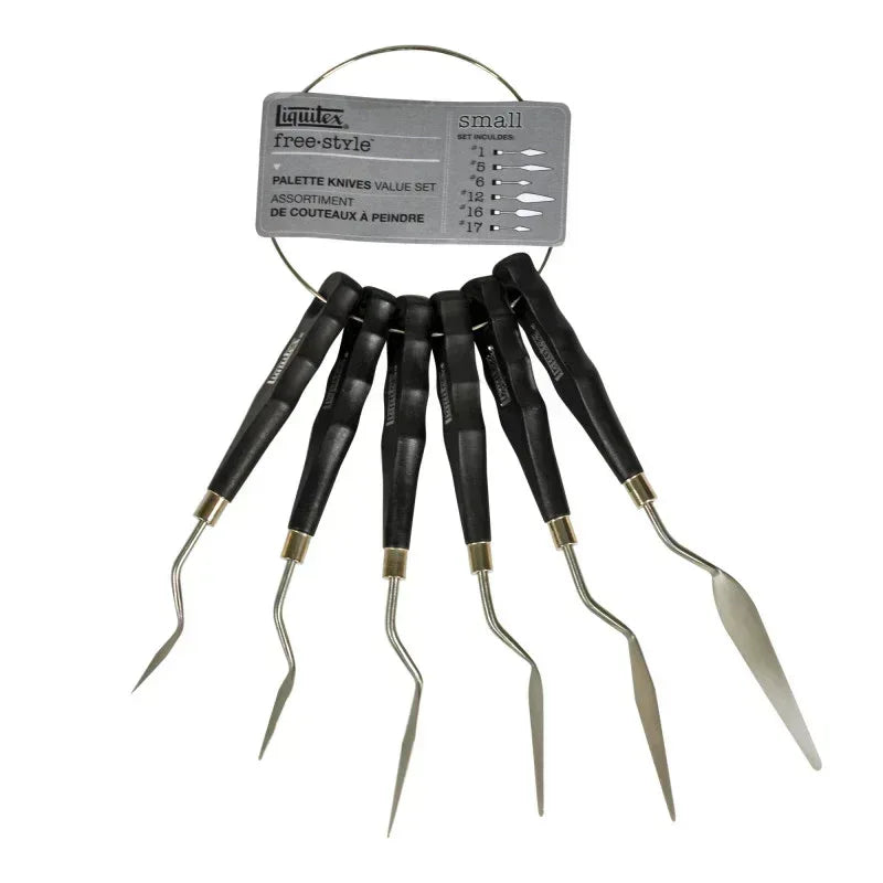 Free-Style Traditional Palette Knives, 6-Piece Ring Set