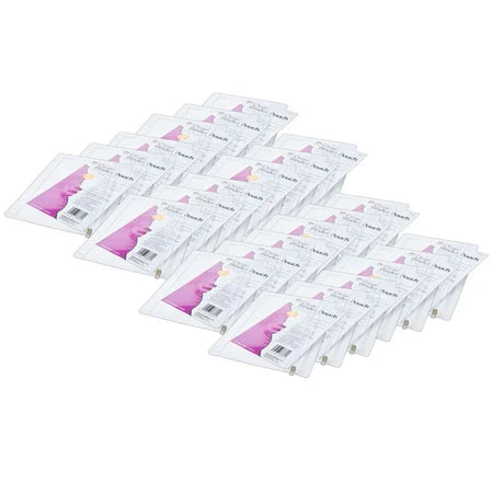 Clear Vinyl Pencil Pouch with Zip-lock Closure, Pack of 24