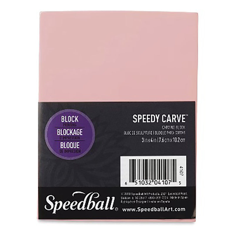 Speedy Carveâ¢ Block, 3x4 in, Pink