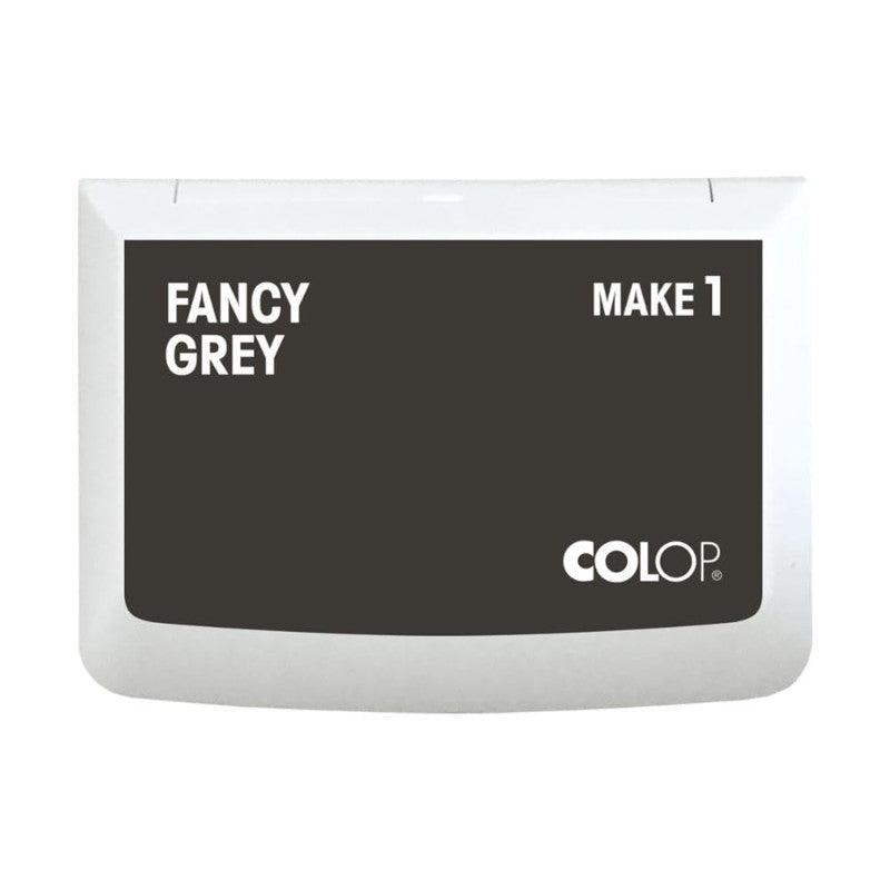 Make 1 Water-Based Acid-Free Craft Ink Stamp Pad, 3.5 x 2 Inches, Fancy Grey