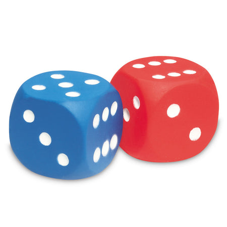 Foam Dice, Dot Dice, Set of 2