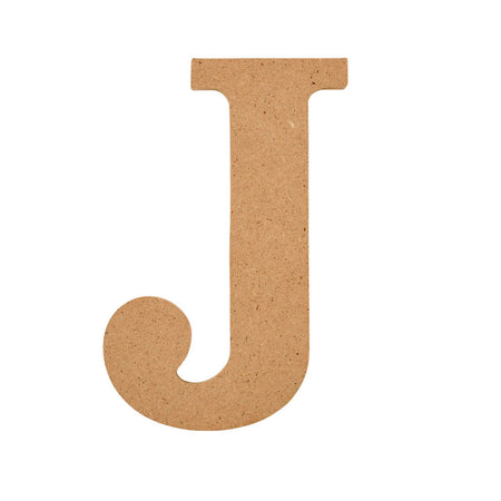 MDF Letter, J, 5 Inch