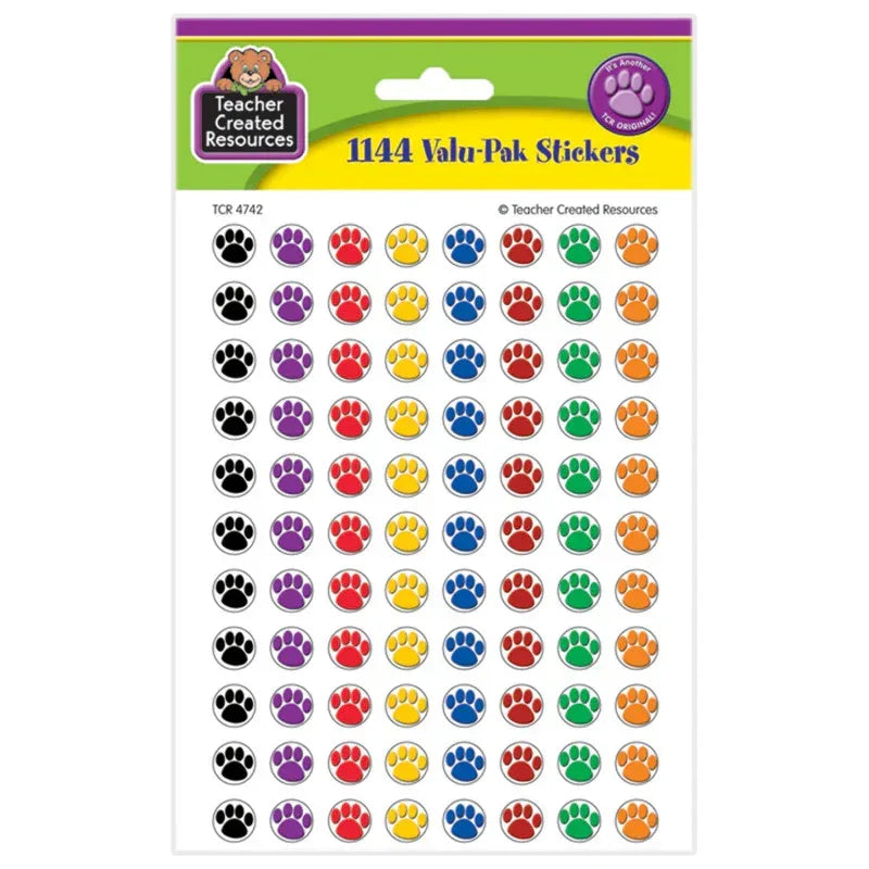 Teacher Created Resources Valu-Pak Mini Adesivi – 1144 Pezzi – Cerchi Colorati Wild Circles Per Insegnanti E Scrapbooking